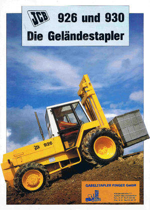 रफ टेरेन फोर्कलिफ्ट JCB 926-2