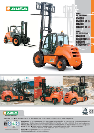 रफ टेरेन फोर्कलिफ्ट Ausa C 400 H