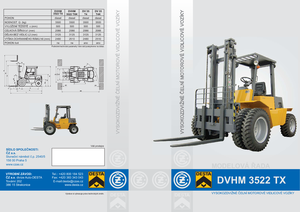 रफ टेरेन फोर्कलिफ्ट Desta DVHM 3522 TX