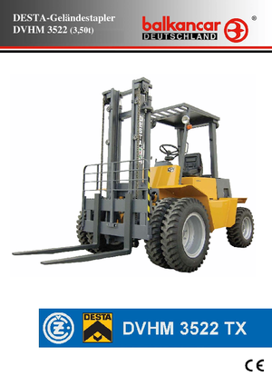 रफ टेरेन फोर्कलिफ्ट Desta DV 35 TK 4