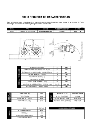रफ टेरेन फोर्कलिफ्ट Mast Explorer H 20 DL