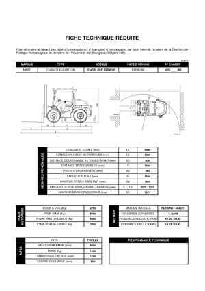 रफ टेरेन फोर्कलिफ्ट Mast Explorer H 20 DL
