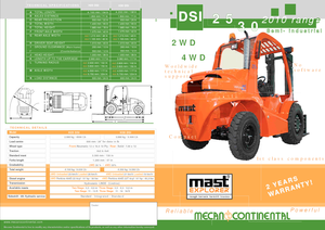 रफ टेरेन फोर्कलिफ्ट Mast Explorer H 30 DA