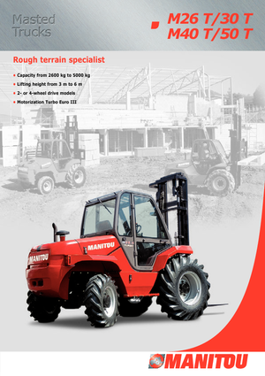 रफ टेरेन फोर्कलिफ्ट Manitou M 30.4