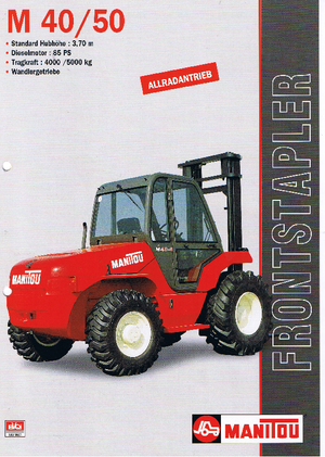 रफ टेरेन फोर्कलिफ्ट Manitou M 40.4