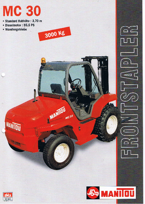 रफ टेरेन फोर्कलिफ्ट Manitou MC 30