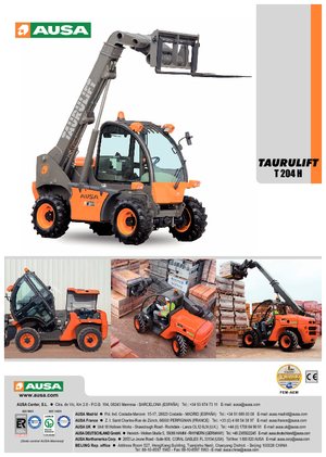 रफ टेरेन फोर्कलिफ्ट Ausa T 204 H X4