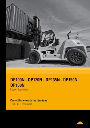 डीजल फोर्कलिफ्ट Caterpillar DP100N