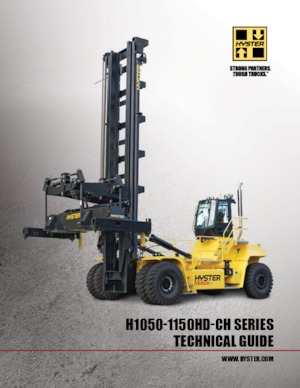 रफ टेरेन फोर्कलिफ्ट Hyster H1050HDS