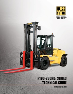 रफ टेरेन फोर्कलिफ्ट Hyster H250HD2