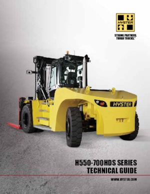 रफ टेरेन फोर्कलिफ्ट Hyster H700HD