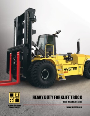रफ टेरेन फोर्कलिफ्ट Hyster H1050HDS