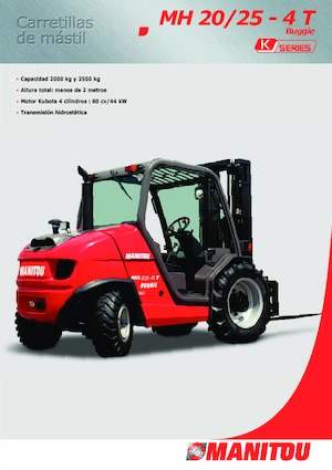 रफ टेरेन फोर्कलिफ्ट Manitou MH 20-4 T Buggie