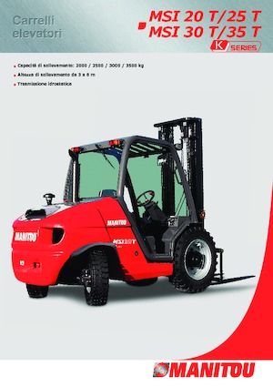 रफ टेरेन फोर्कलिफ्ट Manitou MSI 25 T