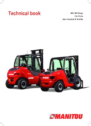 रफ टेरेन फोर्कलिफ्ट Manitou MSI 35 T Buggie