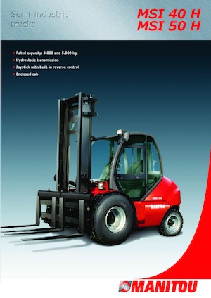 रफ टेरेन फोर्कलिफ्ट Manitou MSI 50 H