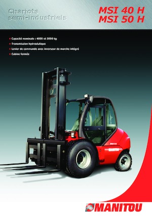 रफ टेरेन फोर्कलिफ्ट Manitou MSI 50 H