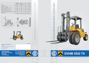 रफ टेरेन फोर्कलिफ्ट Desta DVHM 3522 TX