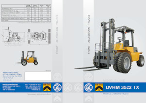 रफ टेरेन फोर्कलिफ्ट Desta DVHM 3522 TX