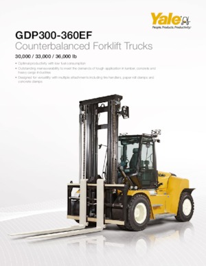रफ टेरेन फोर्कलिफ्ट Yale GDP300EF