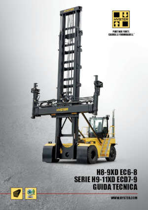 रफ टेरेन फोर्कलिफ्ट Hyster H9XD-ECD8