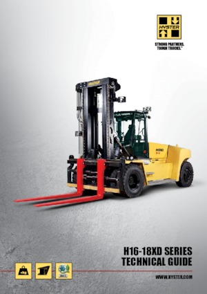 रफ टेरेन फोर्कलिफ्ट Hyster H16XD12