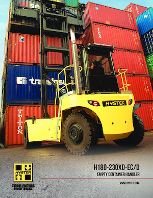रफ टेरेन फोर्कलिफ्ट Hyster H180XD-EC6