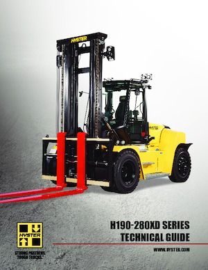 रफ टेरेन फोर्कलिफ्ट Hyster H230XD