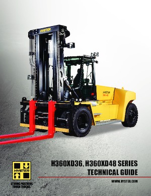 रफ टेरेन फोर्कलिफ्ट Hyster H360XD36