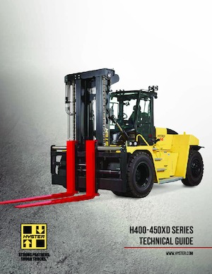रफ टेरेन फोर्कलिफ्ट Hyster H450XD36