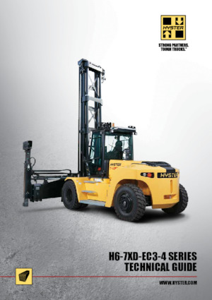 रफ टेरेन फोर्कलिफ्ट Hyster H7XD-12EC4