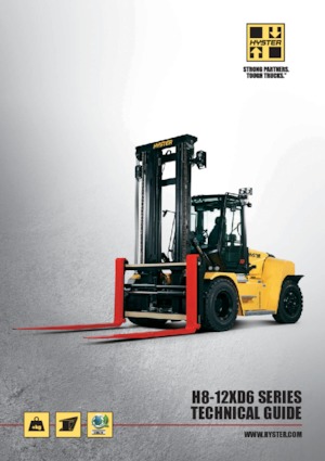 रफ टेरेन फोर्कलिफ्ट Hyster H10XD6