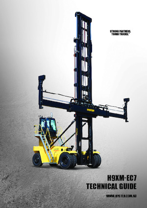 रफ टेरेन फोर्कलिफ्ट Hyster H9XM-EC7