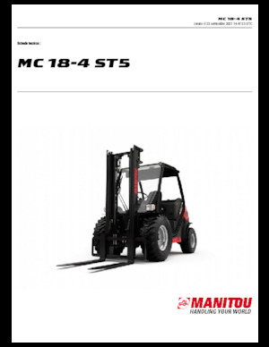 रफ टेरेन फोर्कलिफ्ट Manitou MC 18-4