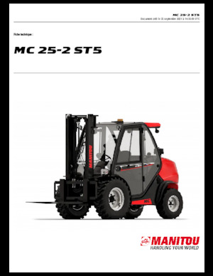 रफ टेरेन फोर्कलिफ्ट Manitou MC 25-2