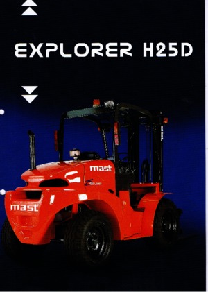 रफ टेरेन फोर्कलिफ्ट Mast Explorer H 25 D