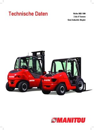 रफ टेरेन फोर्कलिफ्ट Manitou MSI 20 T Buggie