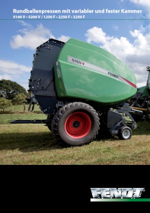 राउंड बेलर Fendt 1250 F