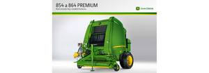 राउंड बेलर John Deere 854 Premium