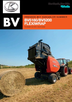 राउंड बेलर Kubota BV5200 SC 14