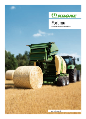 राउंड बेलर Krone Fortima V 1500