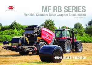 राउंड बेलर Massey Ferguson RB 4160V Protec