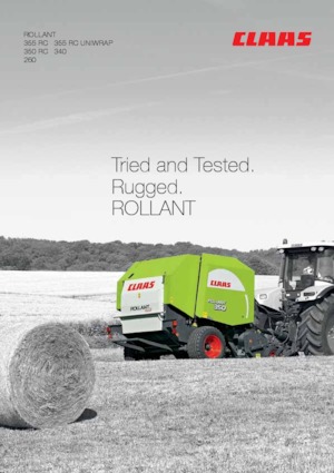 राउंड बेलर Claas Rollant 355 RC Uniwrap