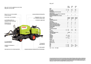 राउंड बेलर Claas Rollant 375 RC Pro