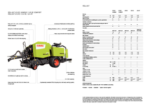 राउंड बेलर Claas Rollant 375 RC Pro