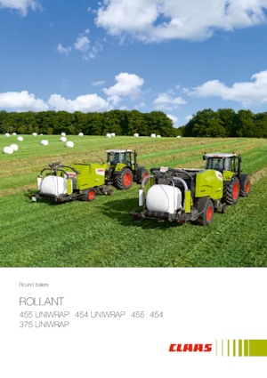 राउंड बेलर Claas Rollant 455 RC Pro 