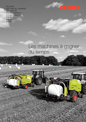 राउंड बेलर Claas Rollant 455 RC Pro