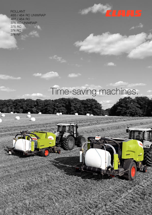 राउंड बेलर Claas Rollant 455 RC Pro