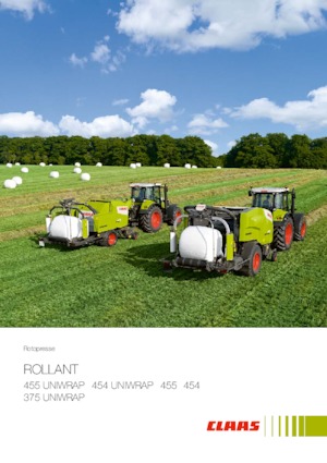 राउंड बेलर Claas Rollant 455 RC Pro 