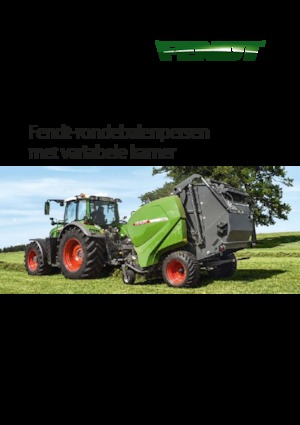 राउंड बेलर Fendt Rotana 160 V Combi